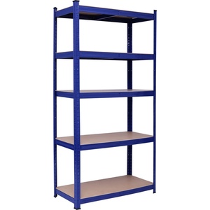 Top Strong Стелаж метален син 5 MDF рафта x 175 kg, 1800х900х400 (600004)