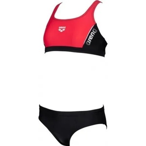 arena thrice two pieces junior black/anguria/white 116cm