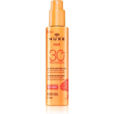 NUXE Sun Delicious Solar Spray спрей за загар за лице и тяло SPF 30 150ml