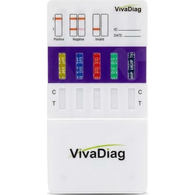 VivaDiag Multidrogový test na 8 drog z moči
