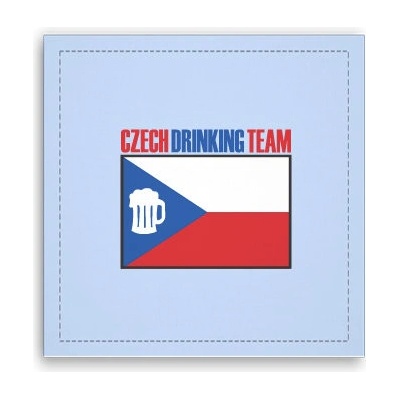 Fotoobraz 40x40 cm Czech drinking team