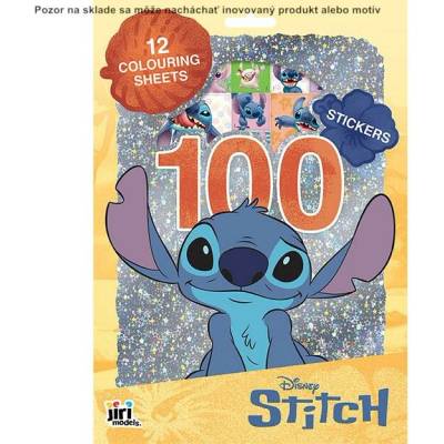 Jiri Models 100 samolepiek s omaľovánkovými listami Lilo & Stitch