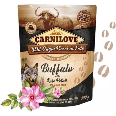 Carnilove Kapsička Dog Paté Buffalo With Rose Petals 300 g
