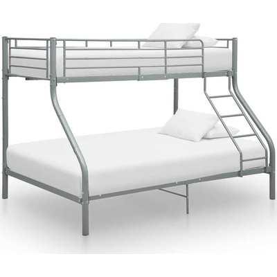 vidaXL 287904 Rám poschoďové postele kov / barva Šedá