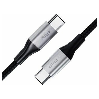 Allity AUC-01 Dátový USB-C/USB-C, 2m, černý