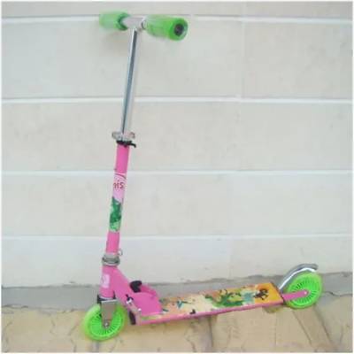 Тротинетка на две гуми 21st Scooter в розово