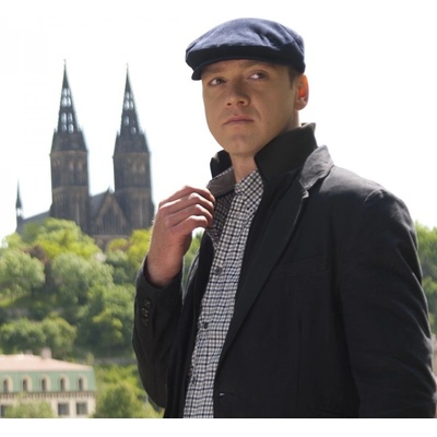 Manšestrová bekovka jednobarevná tm. modrá