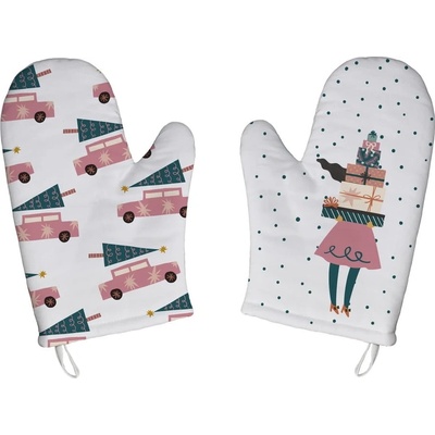 Chňapky s vianočným motívom v súprave 2 ks – Butter Kings