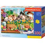 Castorland Пъзел Castorland от 200 части - Дремещи котенца (B-222278) - baby