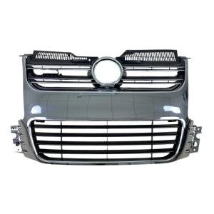  Решетка без емблема VW Golf 5 - R32 дизайн хром (1K0853651L)