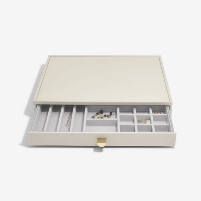 Stackers Oatmeal Supersize All In One Drawer krémová 75809