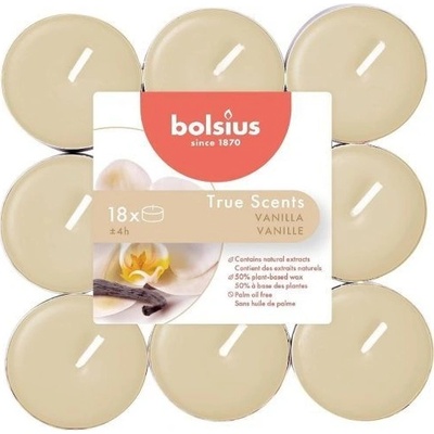 Bolsius Tealight True Scents vanilka 18 ks