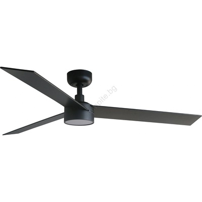 Faro Barcelona Faro 34298wt-1tw - led Димируем вентилатор rudder l led/18w/230v черен Ø 132 см wt + д. у (fa34298wt-1tw)