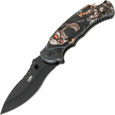 Herbertz CJH one-handed knife, Skull