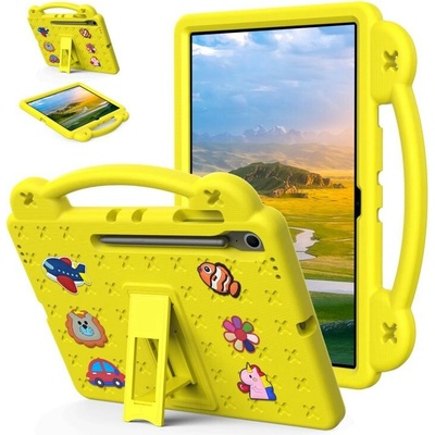Vsetkonamobil 111642 FANY Detský kryt na tablet pre Samsung Galaxy Tab S10 FE+ žltý