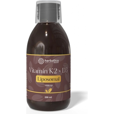 Herbatica Lipozomální Vitamín K2 + D3 200 ml