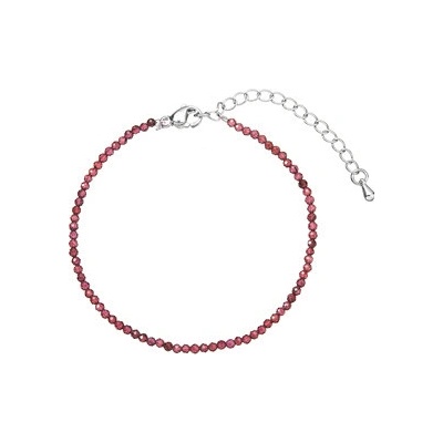 Pavona náramek s pravými garnet kameny 43055.3 ocel