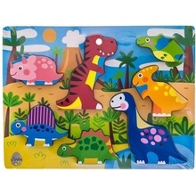 EuroBaby puzzle vkladacie Dinosaury