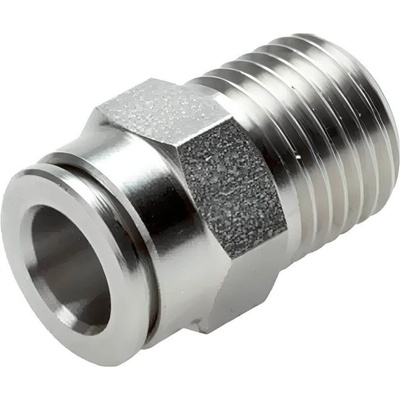 KNOCKS FLUID Technik Přímé nerezové šroubení 12 - R 3/8"