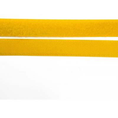 Pro Háčkování Suchý zip, 20 mm, komplet žlutý