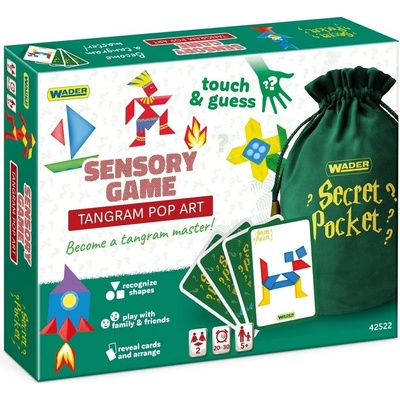 Wader Secret Pocket: Tangram Pop Art - senzorická hra