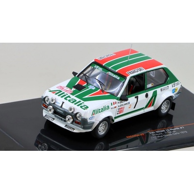 IXO FIAT RITMO 75 Abarth 7 P.Eklund H.Sylvan Rallye Monte-Carlo 1979 1:43