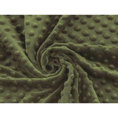 Premium minky khaki (Four Leaf Clover) 380g