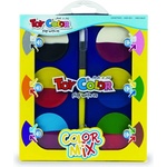 Toy Color Водни бои Toy Color Infinity DUO 12 + 6 цвята