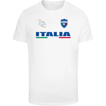 Mister Tee Тениска Italia Trikot Tee white XXLUB-MT3316-00220 - Тъмносив, размер S