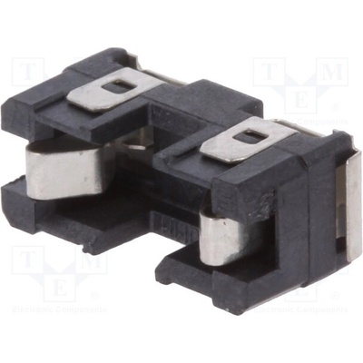 SCHURTER 0031.7701.11 Zásuvka; SMT; -40÷85°C; 5A; termoplast; UL94V-0; černá; 10mΩ; 125VAC