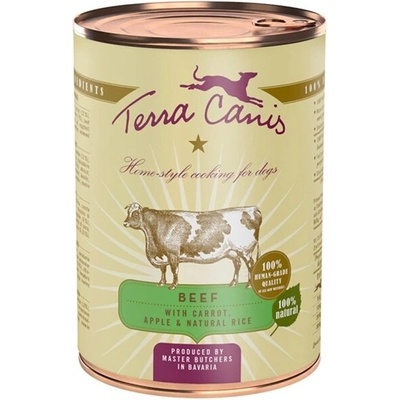 Terra Canis Classic hovädzie s mrkvou jablkom a ryžou 400 g