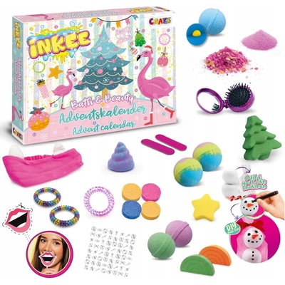 CRAZE Adventný kalendár Inkee Bath and Beauty