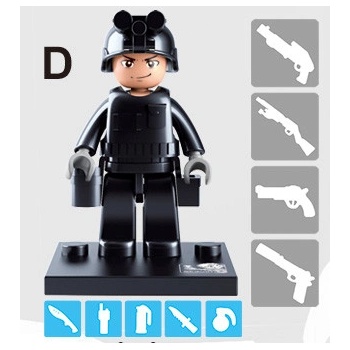 Sluban B0586D Figurky Policajti a zloději 1 ks