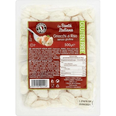 La Bontá Italiana GNOCCHI RÝŽOVÉ 0,5 kg