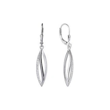 Silvero strieborné náušnice EV76104