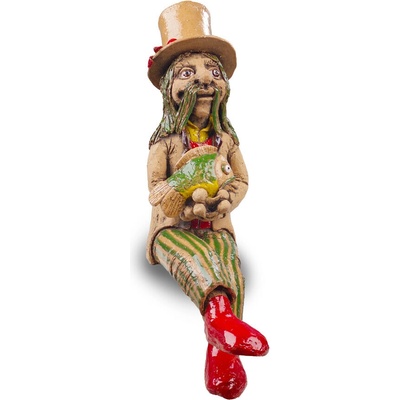 Keramický vodník s rybou – 55 cm