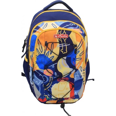 Herlitz Ученическа раница Strings Pro, 43 x 29 x 22 см, мотив Art - Herlitz