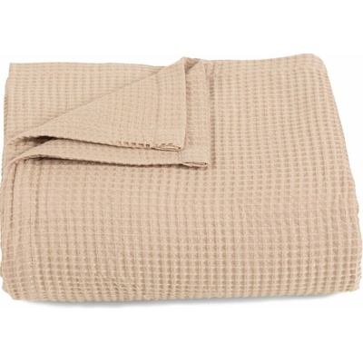 Artek 92 Ltd. Bavlněný vaflový přehoz béžová 220X230 – Zbozi.Blesk.cz