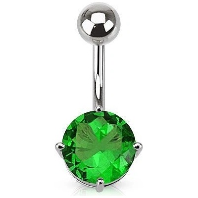 Šperky4U piercing do pupíku kámen WP01262-07-G