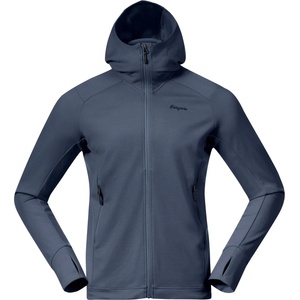 Bergans Мъжко вълнено яке Bergans Rabot Merino Tech Midlayer Hoodie Merino hoodie - Granite Blue (005-7029-0113)