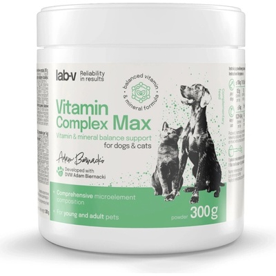Vitamin Complex Max Komplex vitamínů a minerálů pro psy a kočky 300 g