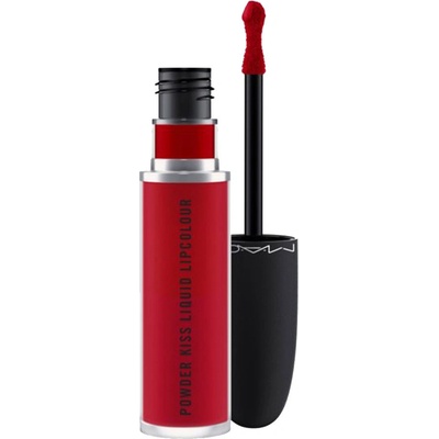 MAC Cosmetics Powder Kiss Liquid Lipcolour matný tekutý rúž Haute Pants 5 ml
