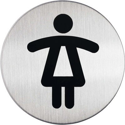 Piktogram "WC dámy" Ø 83 mm