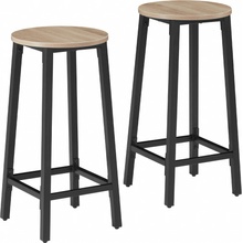 tectake 404333 2 ks corby industrial svetlé drevo
