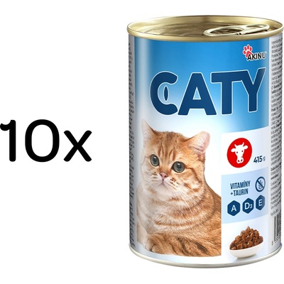 Akinu Caty Hovězí kousky v omáčce 10 x 415 g