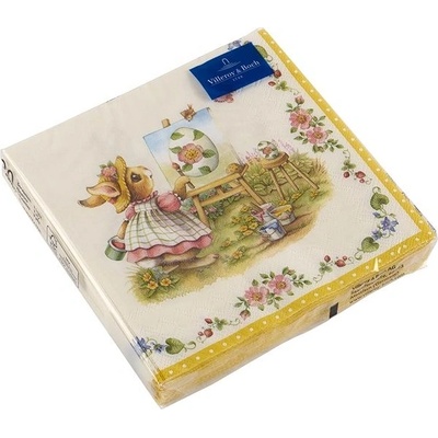 Villeroy & Boch Easter bunnies papírové ubrousky 33x33cm
