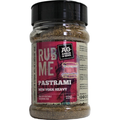 Angus & Oink Grilovacie korenie Rub Me Pastrami New York Heavy 225 g
