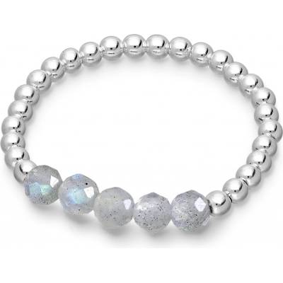 Bangles.cz Korálkový s labradoritem 2742