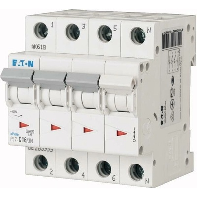Eaton PL7-C10/3N, char C 10kA 10A 263993