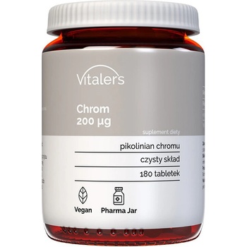 Vitalers Хром (пиколинат) 200 g 180 таблетки | Vitalers (407375 (VIT-0737) VIT)